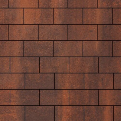 Тротуарная плитка Steinrus Бельпассо Медио Color Mix Брук 80 мм