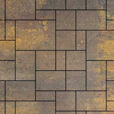 Тротуарная плитка Steinrus Инсбрук Альпен Color Mix Тоскана 60 мм